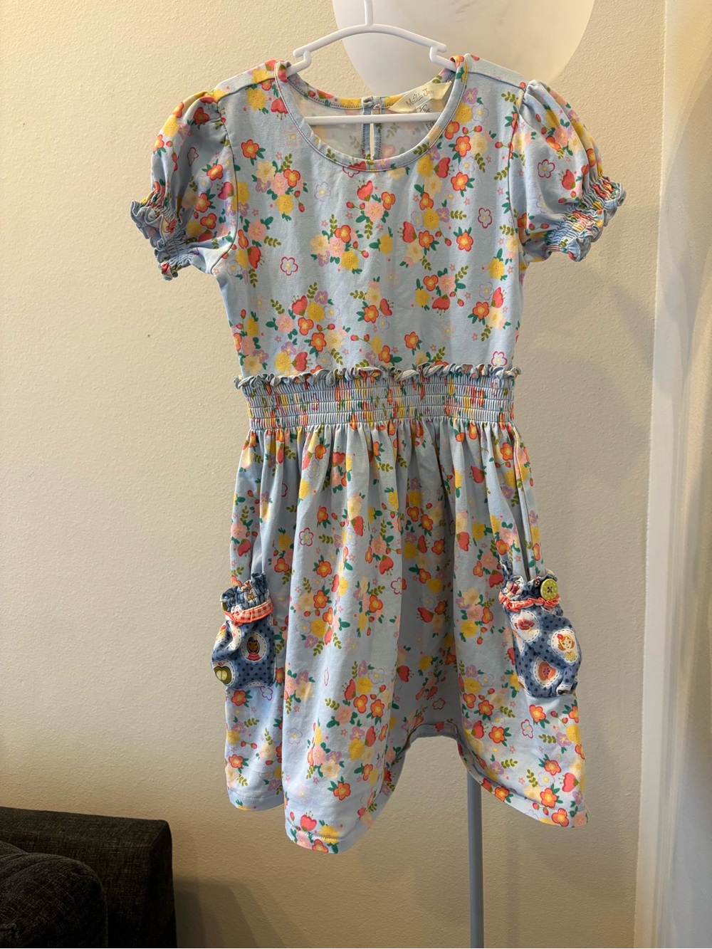 Matilda Jane Warm Meadows Floral Dress Size 6 Smocked Cottagecore Boho
